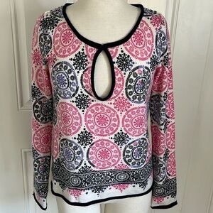 Calypso St. Barth Cashmere Graphic Sweater